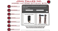 Desktop Screenshot of johncalliesinc.com