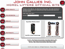 Tablet Screenshot of johncalliesinc.com